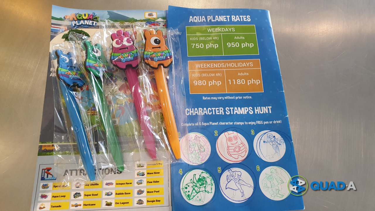 Aqua Planet Complimentary Pens