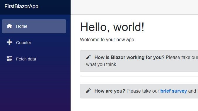 Running Re-used Blazor Razor Component