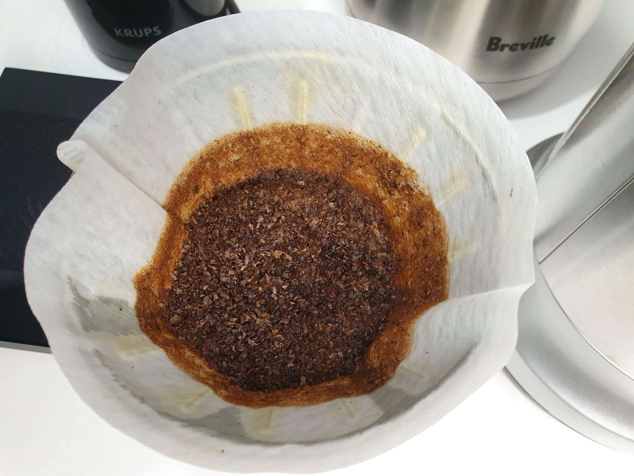 Breville precision coffee remains after using Kinto pour over kit.