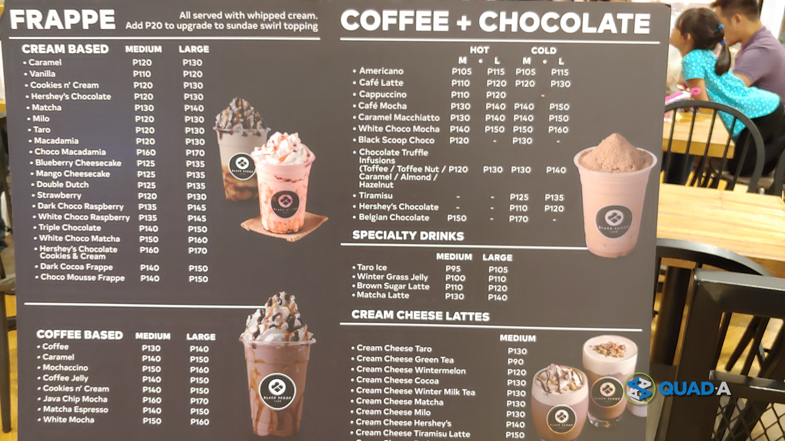 Black Scoop Menu 2